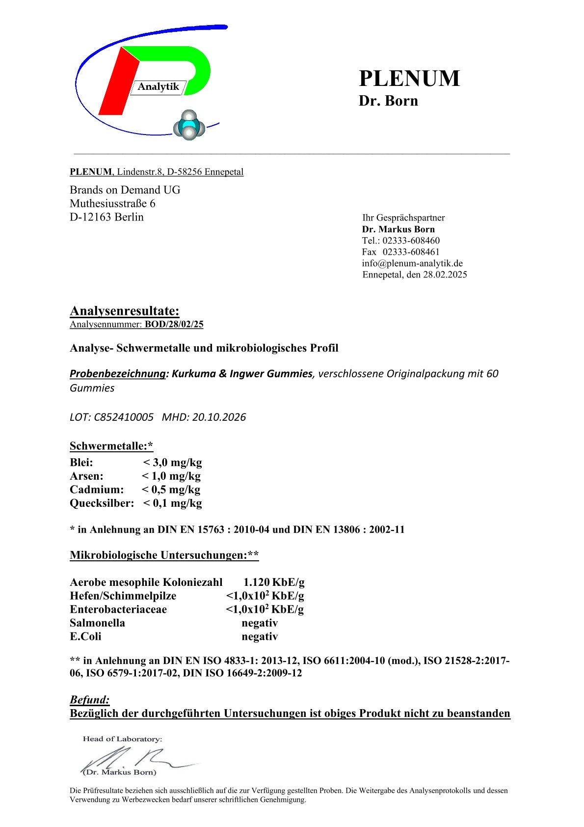 Kurkuma + Ingwer + Schwarzer Pfeffer Gummies - 60 Stk.