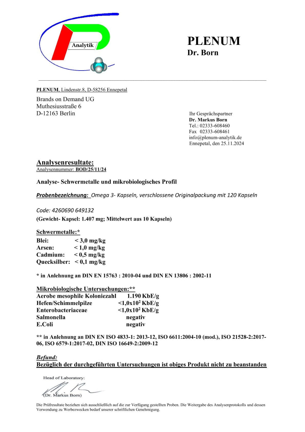 Omega 3 Triglyceride - 120 Softgels - Defined Body Essentials