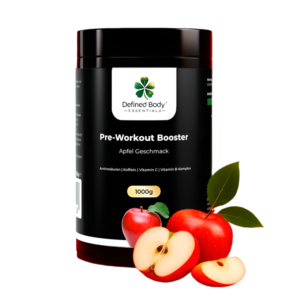 Pre-Workout Booster Apfel - 520g - Defined Body Essentials