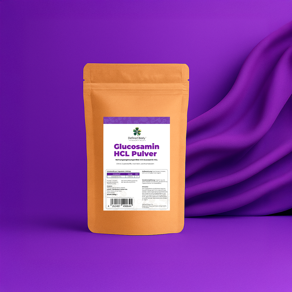 Glucosamin Pulver - 500g Doypack - Defined Body Essentials