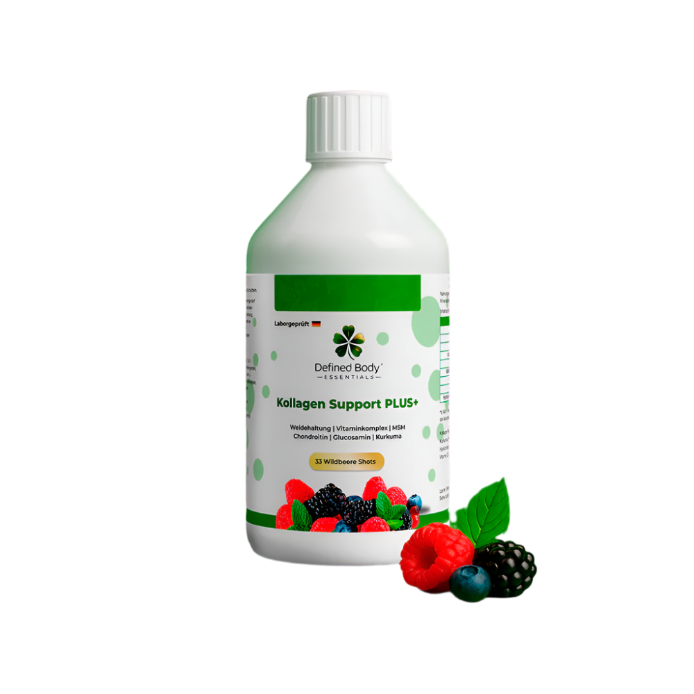 Kollagen Support PLUS+ Shots - Wild Berry - 500ml - Defined Body Essentials
