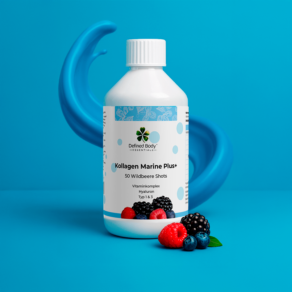 Kollagen Marine Plus+ - 50 Shots - Wildbeere - 500ml