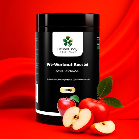 Pre-Workout Booster Apfel - 520g - Defined Body Essentials