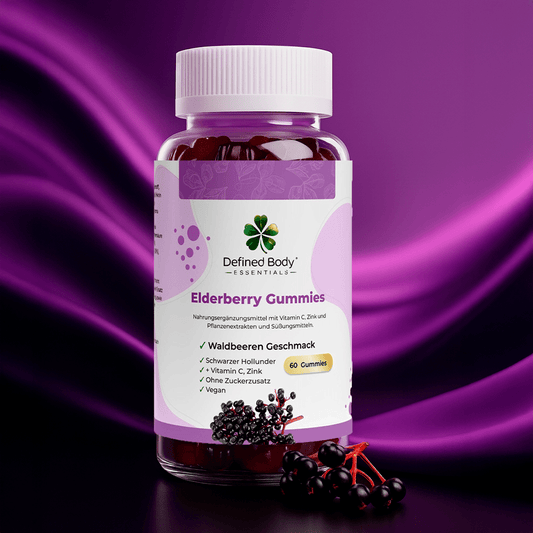 Elderberry + Vitamin C + Zink Gummies - 60 Stk. - Defined Body Essentials