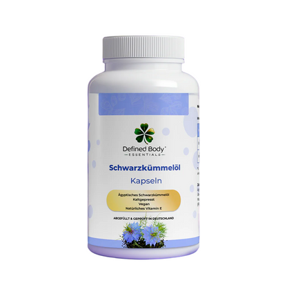Ägyptisches Schwarzkümmelöl - 240 vegane Softgels - Defined Body Essentials