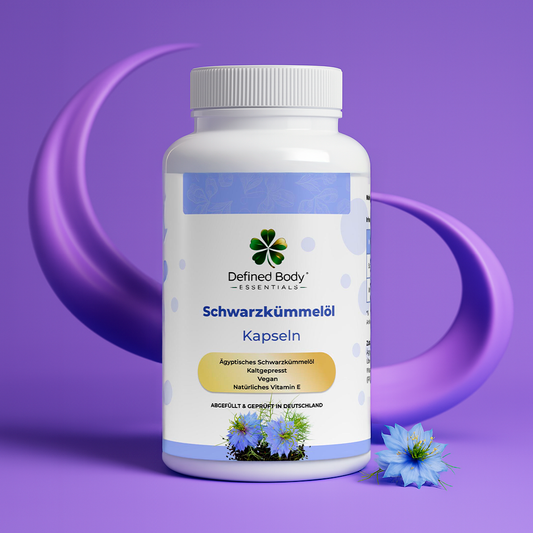 Ägyptisches Schwarzkümmelöl - 240 vegane Softgels - Defined Body Essentials
